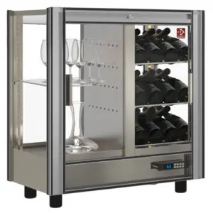 Diamond PVV-4/TR-R6 Modulable Refrigerated Wine Cooler, 64 Wine Bottles