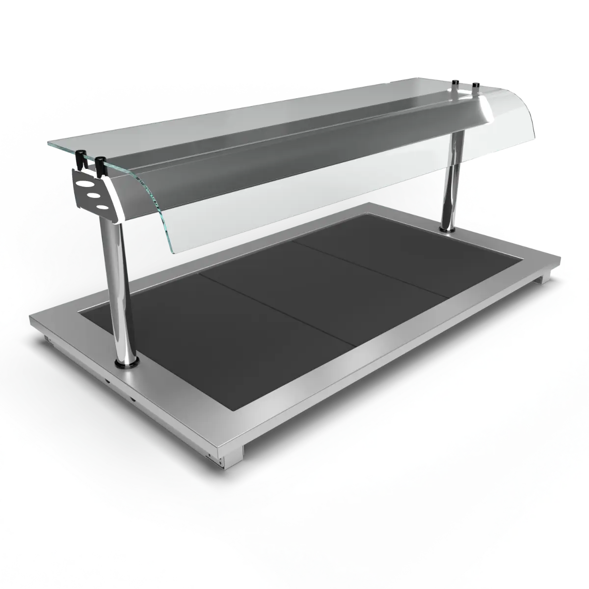 Moffat D3HT Drop-In Hot Top Model with Curved Glass Open Front Gantry