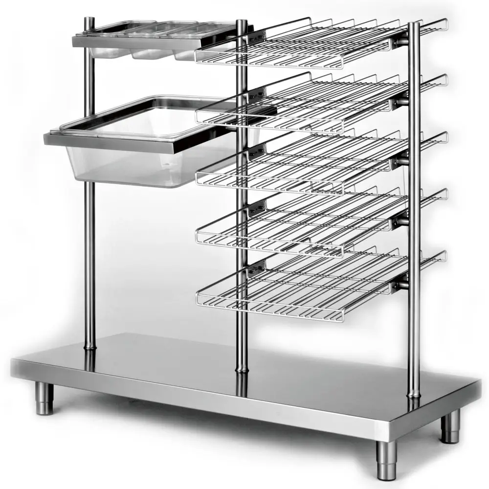 Diamond S80/PBPC Glasses, Tray, Cutlery Box And Bread Roll Dispenser Unit