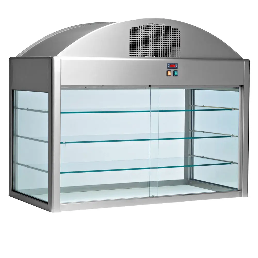 Diamond S80/VRAF22-R2 Patisserie Display Case with Curtain, 2160mm