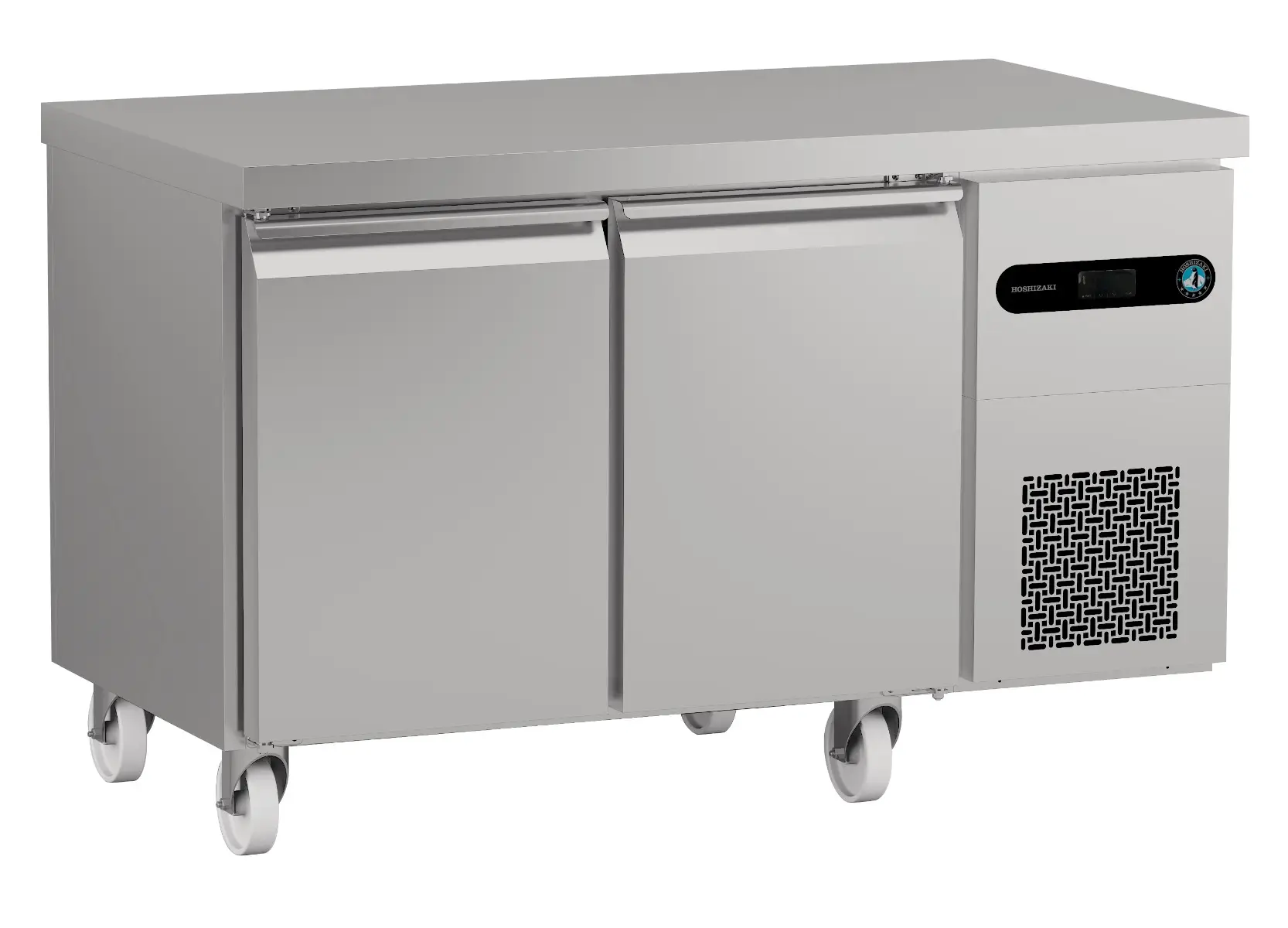 Hoshizaki Gram SCR-130DG-LR-RRC-C1 U Stainless Steel 2 Door Preparation Counter, 300 Litres
