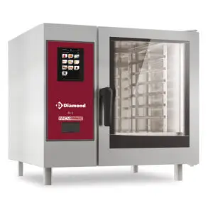 Diamond SBET/XC-06 Touch Screen Electric Steam Convection Boiler Oven, 6 x 1/1 GN