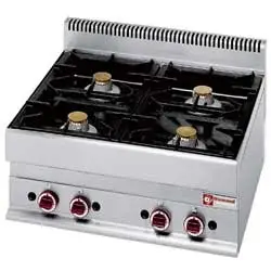 Diamond G65/4F7T Gas cooker 4 burners -Top- - Image 2