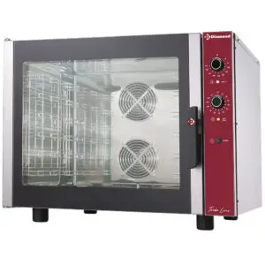 Diamond CGE611-BP Electric Convection Oven with Manual Humidifier, 7.9kW
