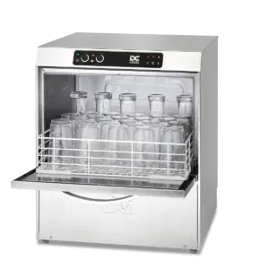 DC SG50 Standard Range 500mm Basket Frontloading Commercial Glasswasher, 30 Pint Capacity
