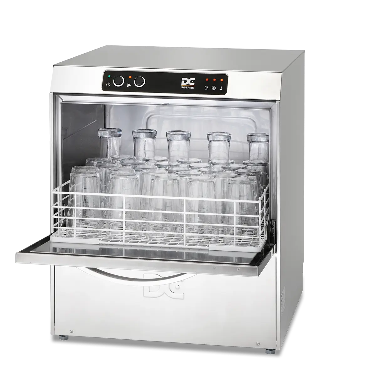 DC SG50 Standard Range 500mm Basket Frontloading Commercial Glasswasher, 30 Pint Capacity
