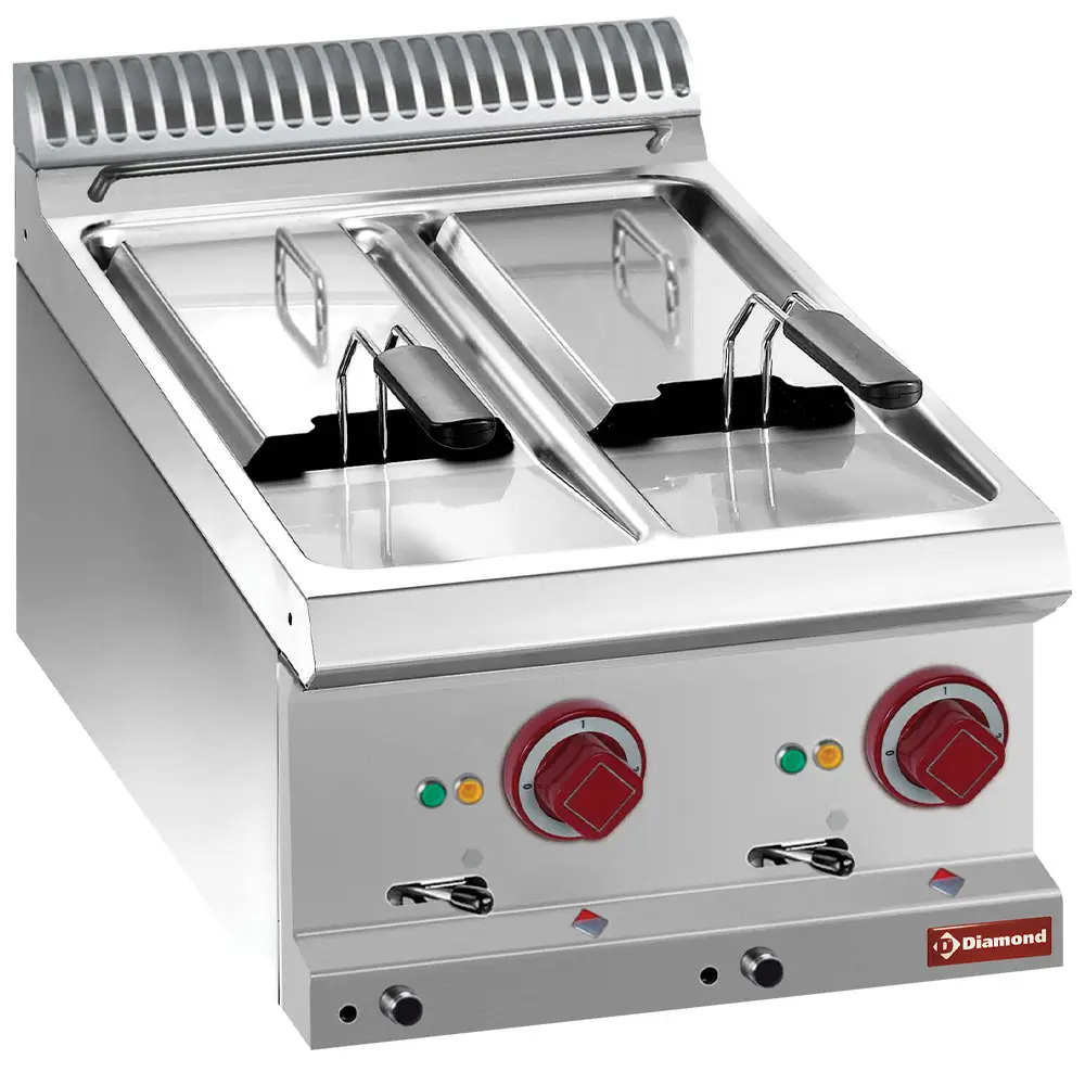 Diamond E7/F2V64T Electric fryer 2 tanks 6 liters -Top-