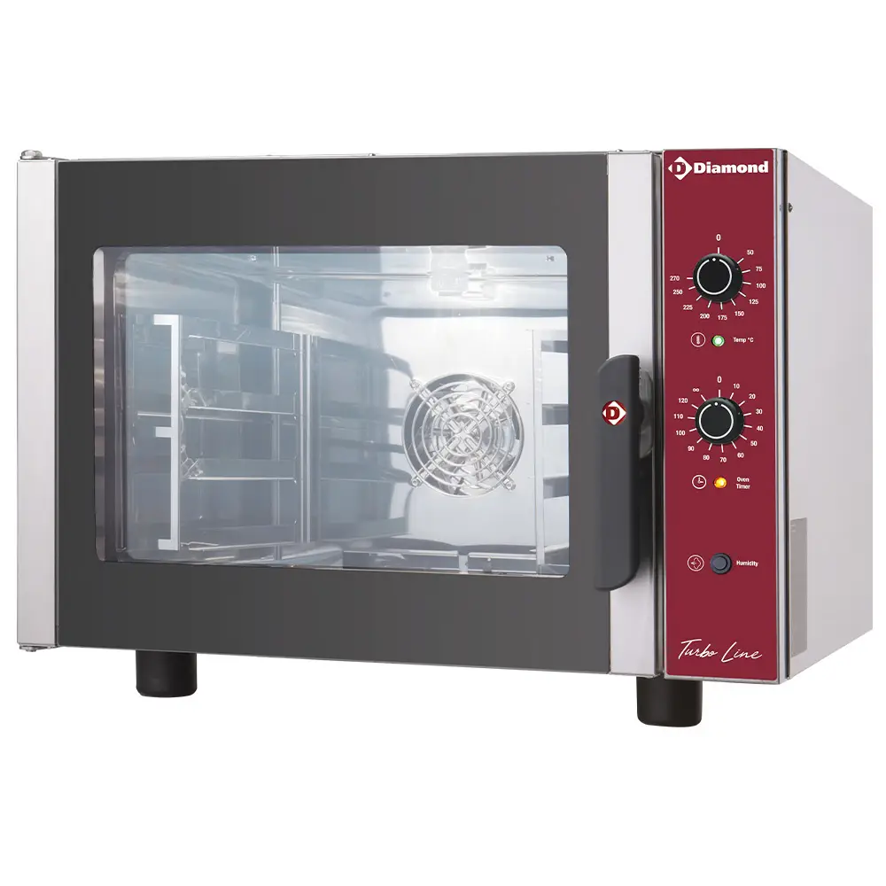 Diamond CGE23-P Electric Convection Oven with Manual Humidifier, 3.3kW