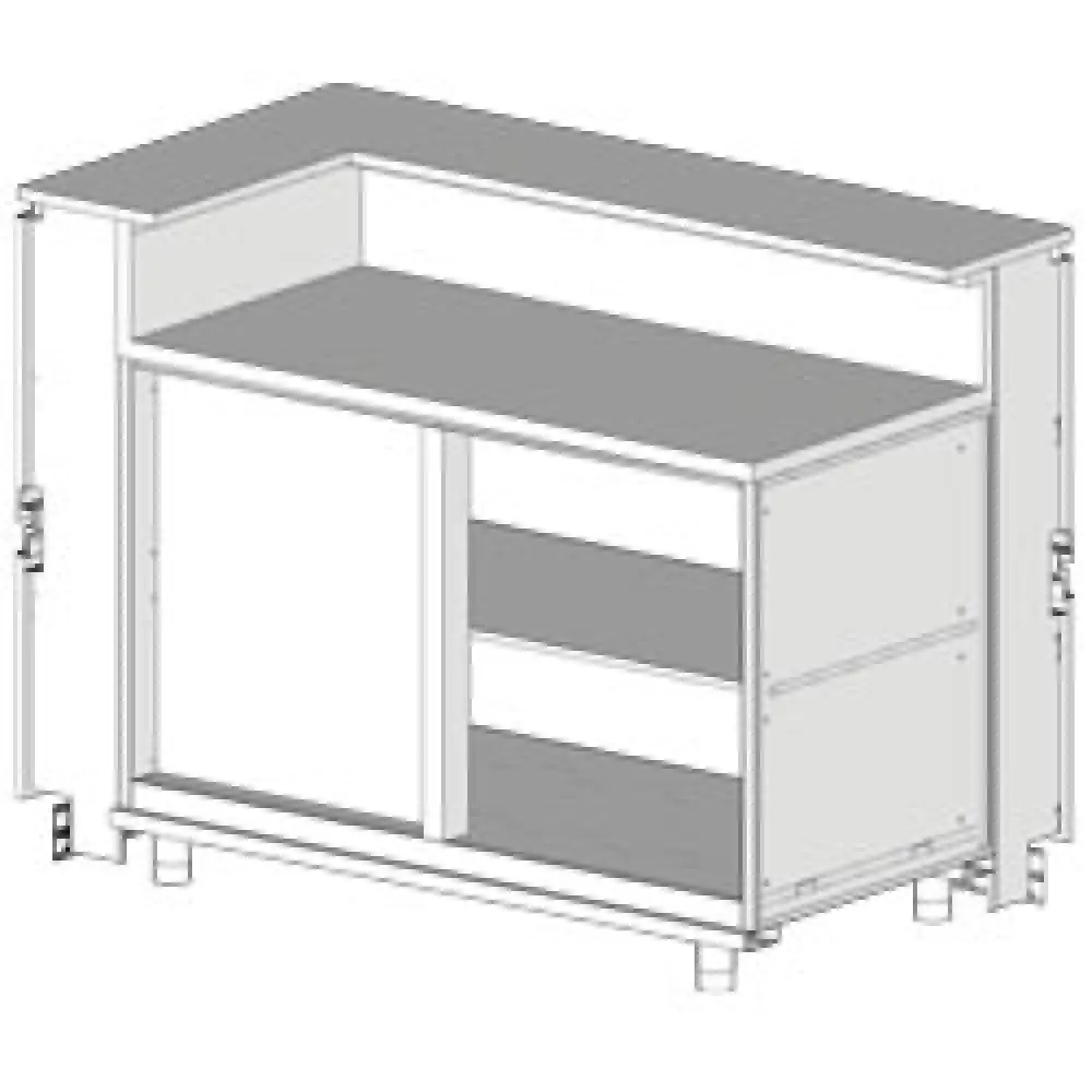 Diamond LB90SX Angular Counter Left Neutral, With Service Tablet