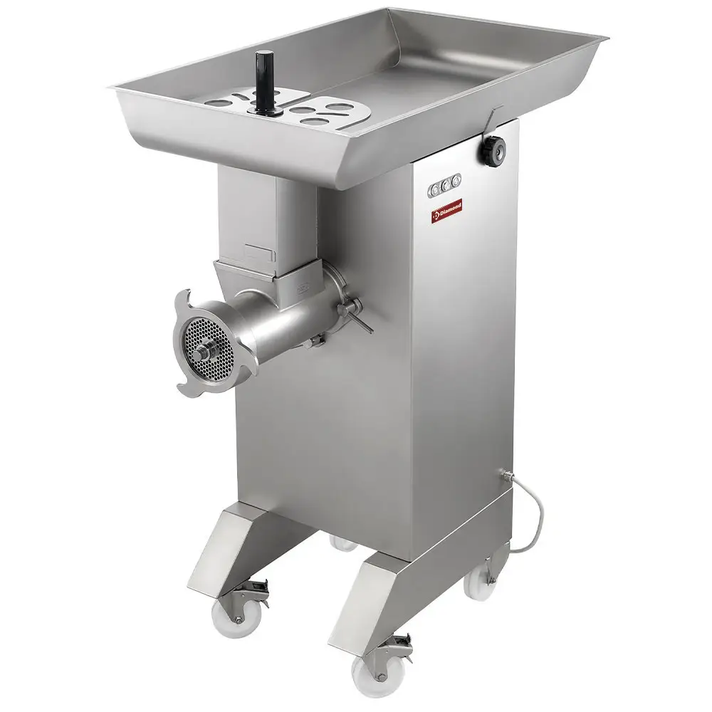 Diamond TTGD-42/DC-N Stainless Steel Meat Mincer on Castors, 1000kg per Hour