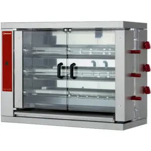 Diamond RVG/3-CM Gas Chicken Roaster, 3 Spits