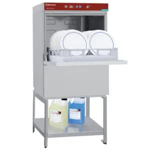 Diamond DFE8/6_BD/F-S 500mm Basket Frontloading Dishwasher with Open Understorage, 18 Plates