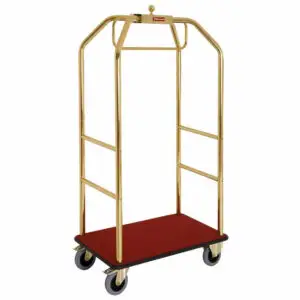 Diamond CVV/D Carriage For Luggage & Cloakroom "Gilded", 2 Wheels With Brakes