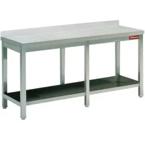 Diamond TL2261A Work Table With Undershelf + Rear Edge