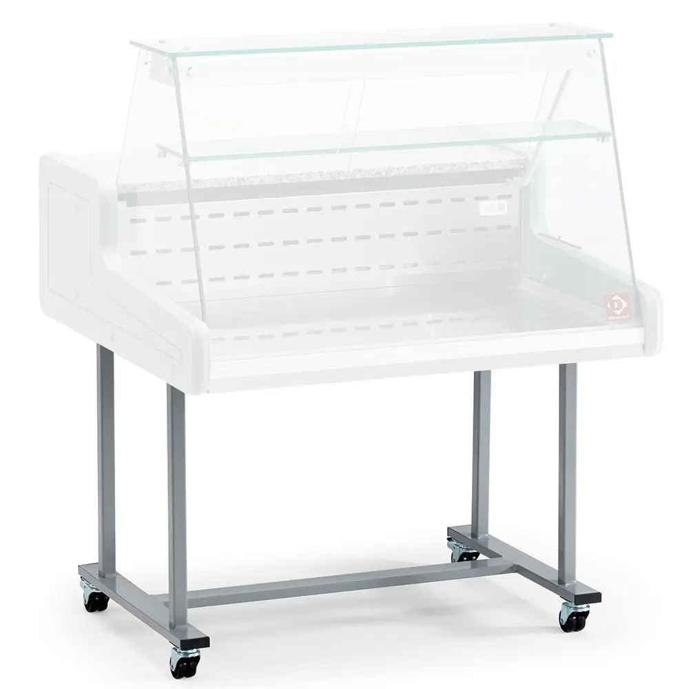 Diamond 200-Z Glass Display Undercarriage on Wheels