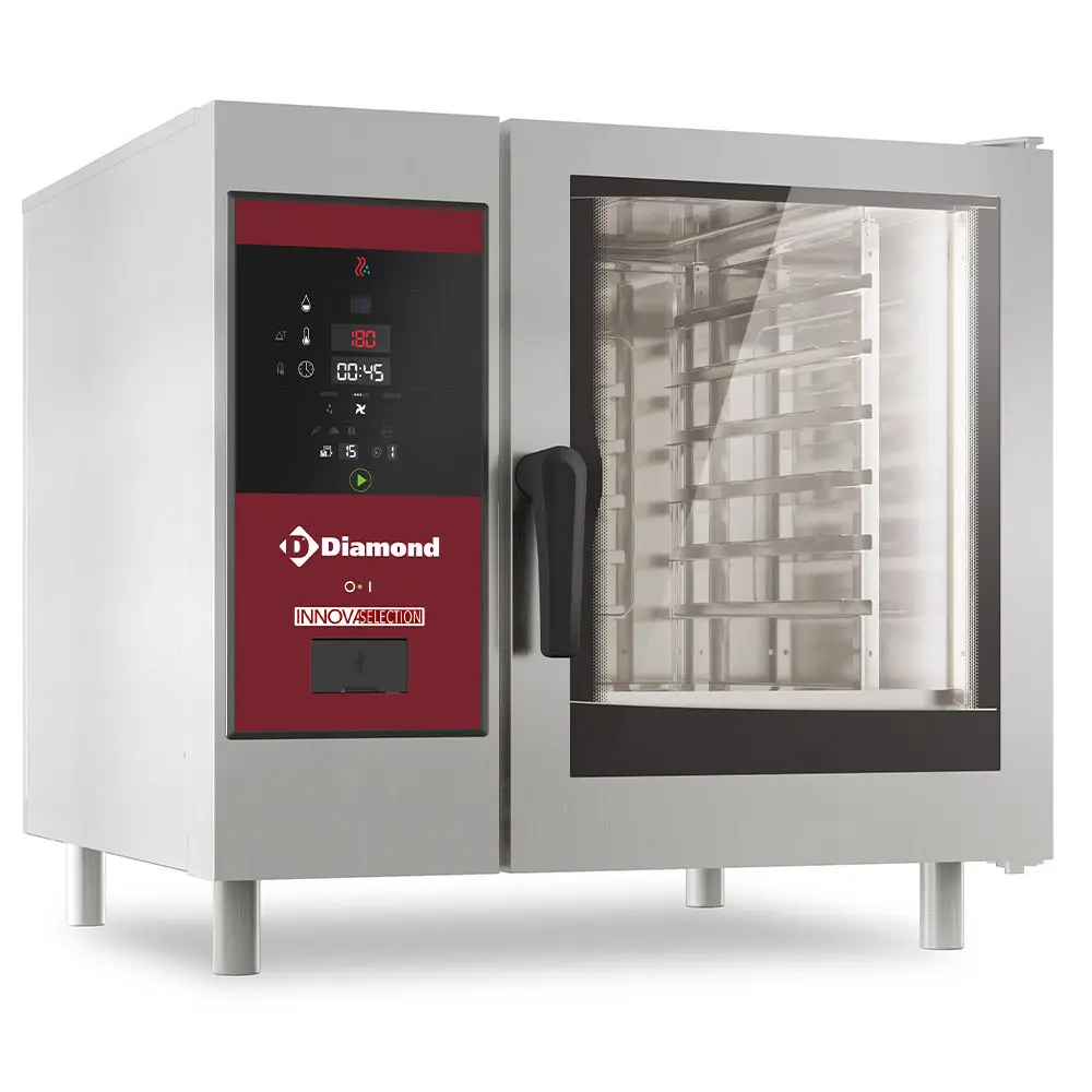 Diamond SBGS/XC-06 Gas Steam Convection Boiler Oven, 6 x 1/1 GN