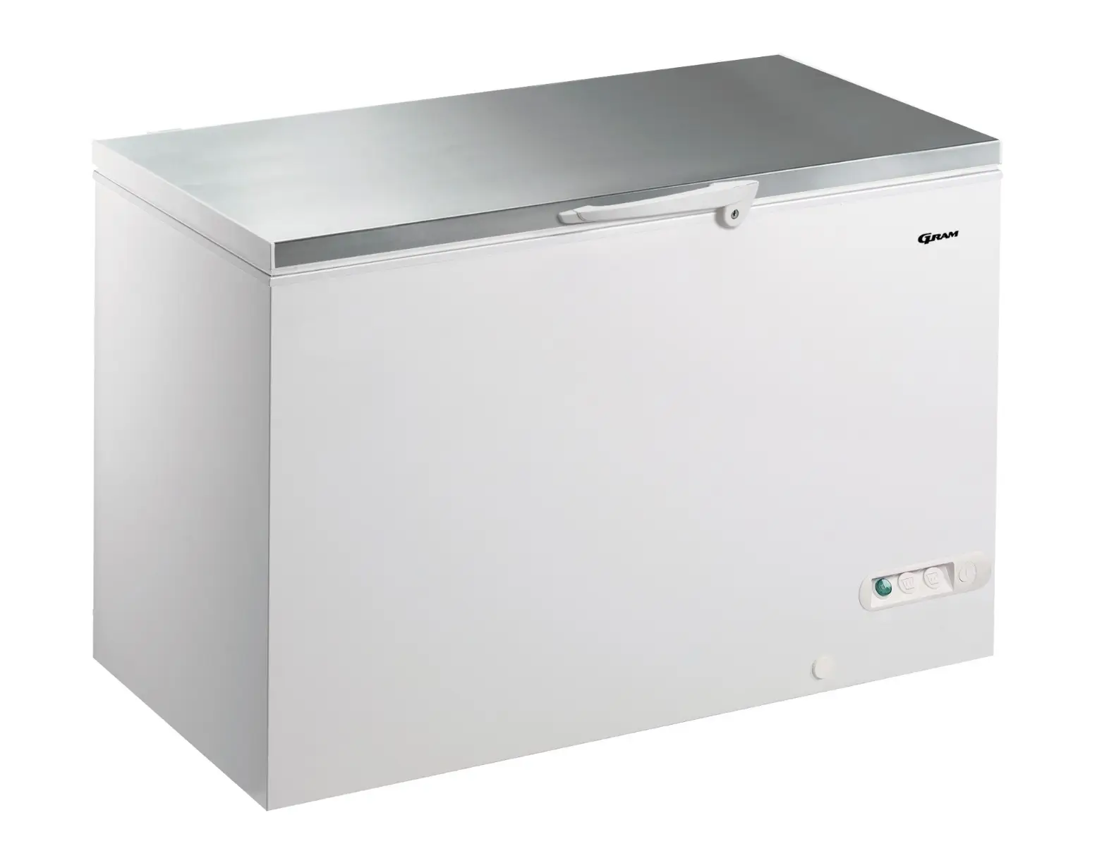 Hoshizaki CF 45 SG UK Stainless Steel Lid White Chest Freezer, 416 Litres