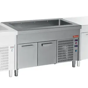 Diamond S80/RCR23-R2 Cooled Tank On Refrigerated Cupboard 6X Gn 1/1