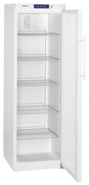 Liebherr GKv 4310 Single Door White Upright Fridge, 436 Litres