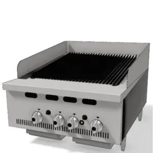 Hobart BCB600-1 Bonnet 600mm Gas Charbroiler, 14.8kW