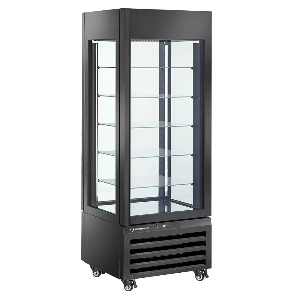 Diamond MAX-507-CB Ventilated Glass Showcase, 440 Litres