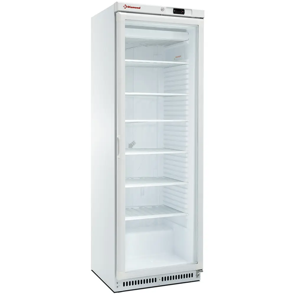 Diamond NFT402-R2-G Static Glass Door Freezer, 400 Litres