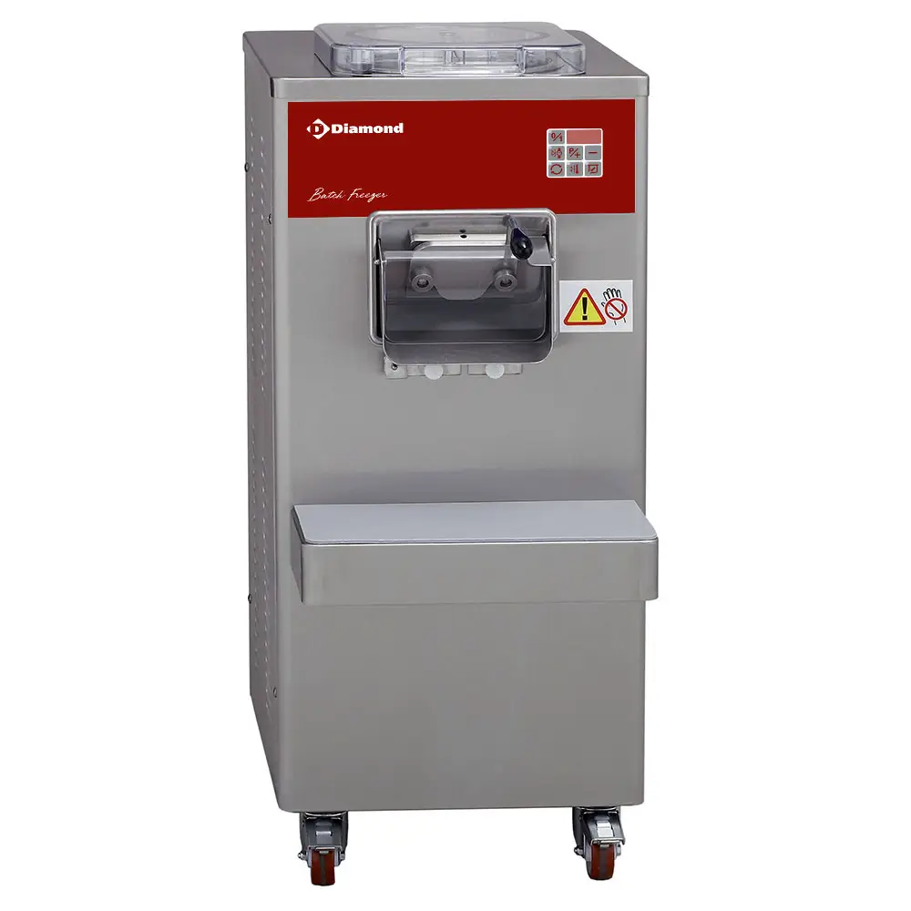 Diamond TGV/35DW Automatic Vertical Ice Cream Turbine Appliance with Water Condenser, 50 Litres per Hour
