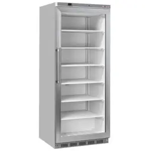 Diverso WR-NG61-XV Freezer, static, glass door, 600 liters - stainless steel