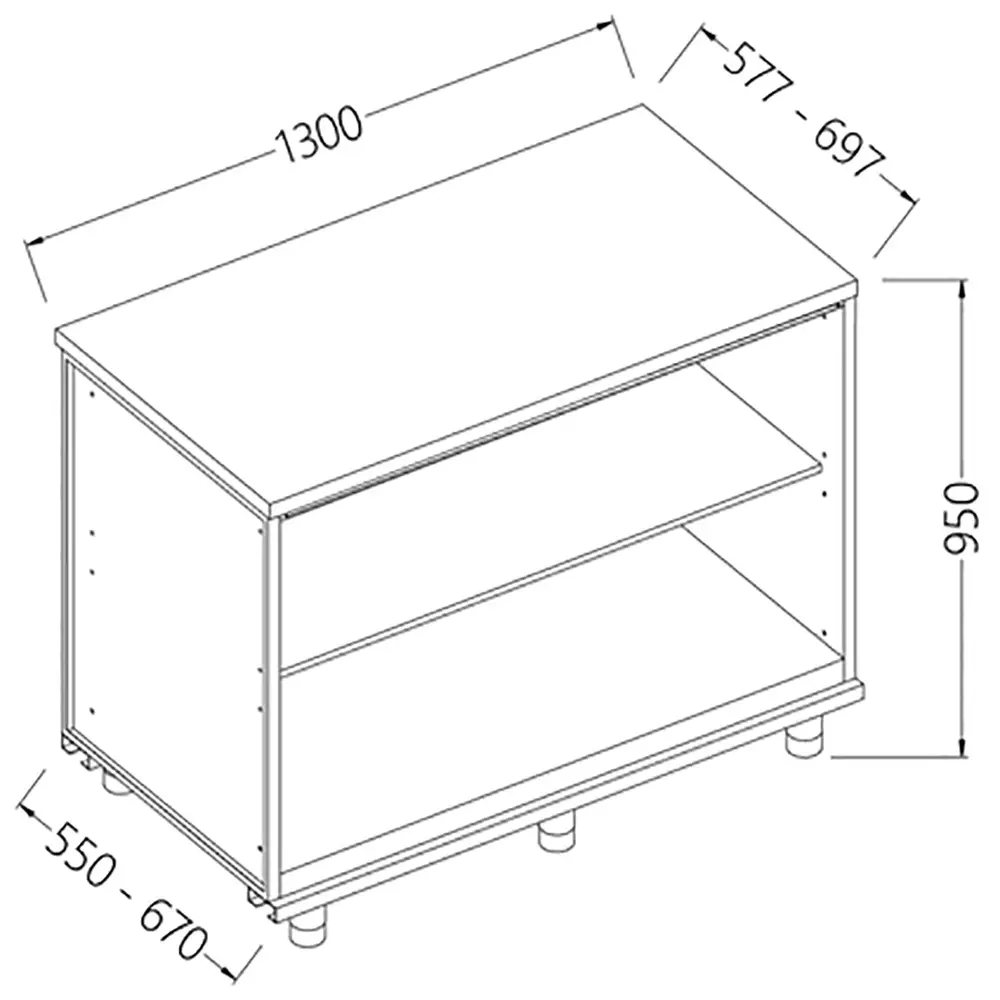 Diamond NN13X Neutral Rear Cabinet
