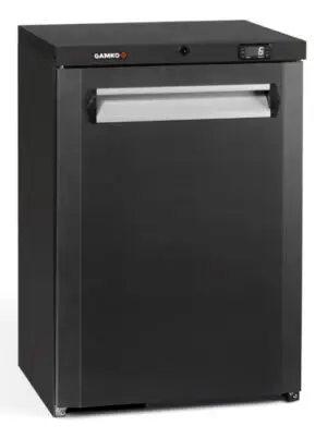 Gamko MG3/150R Maxiglass Right Hand Hinged Solid Single Door Undercounter Bottle Cooler, 150 Litres