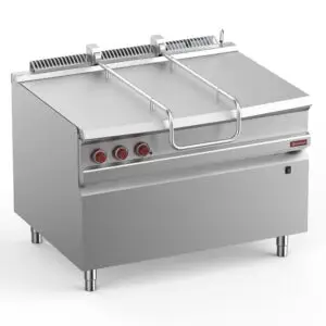 Diamond G9-BRI12-N Stainless Steel Tilting Gas Bratt Pan on Cupboard, 120 Litres