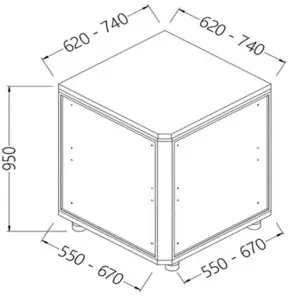 Diamond CN90X/5 Neutral Back Angle - Closed 90 °