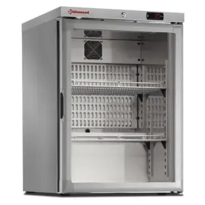 Diamond PFV202-R6X-G Ventilated Glass Door Refrigerator, 150 Litres