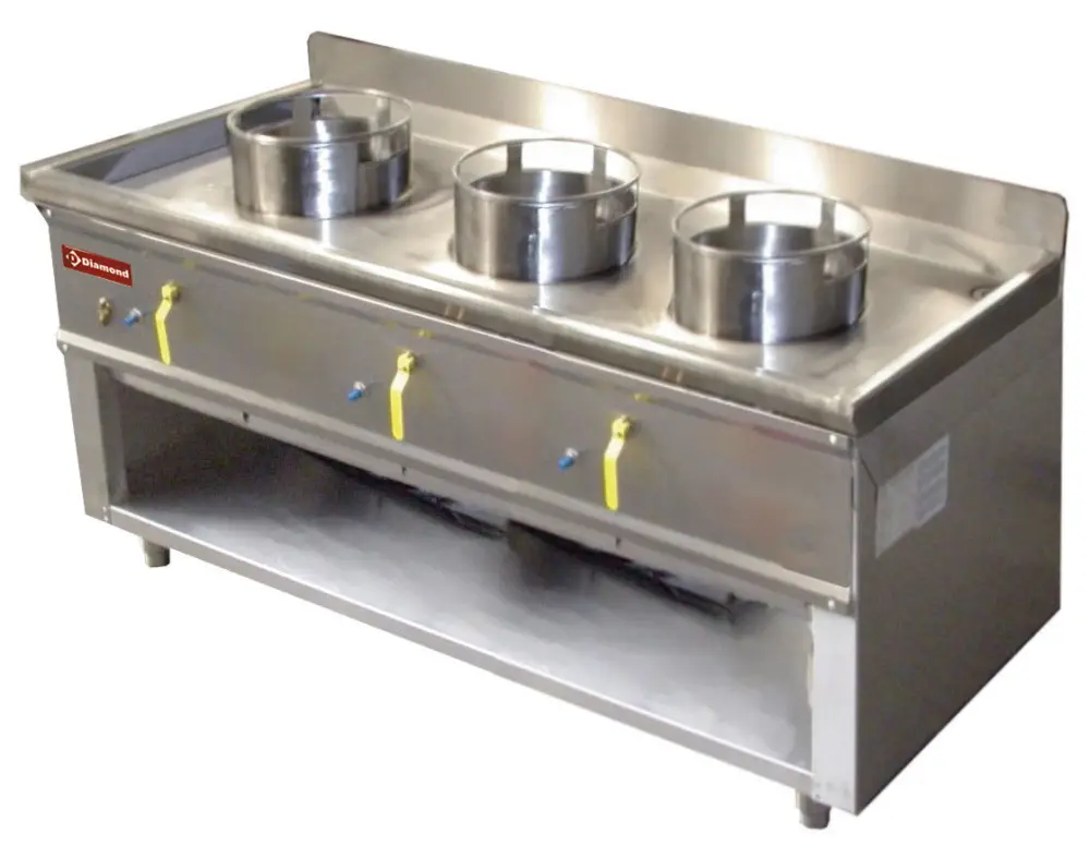 Diamond CHINA/3S 3 Burner Gas Wok Stove