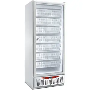 Diamond NFT55-R2G Static Glass Door Freezer, 525 Litres