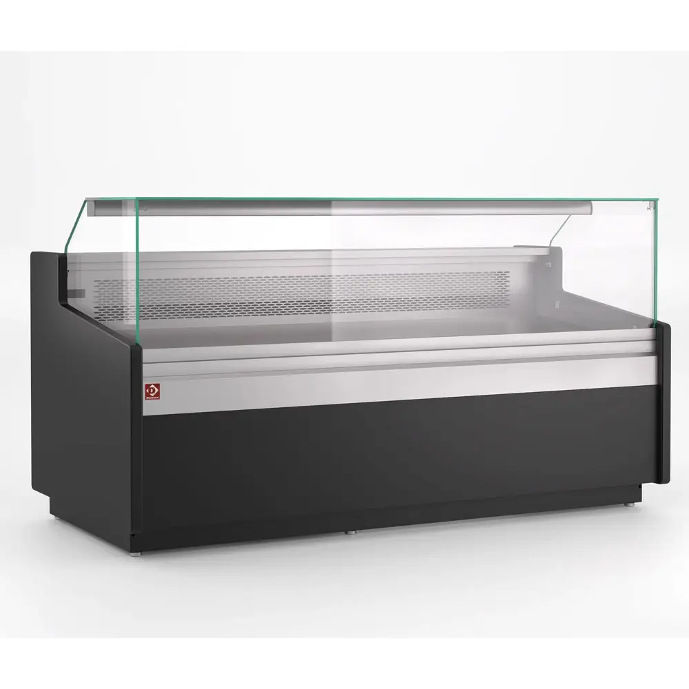 Diamond ATL/30-PN-B5 Neutral Counter Display, Pastry Glass, With Neutral Storage - Black