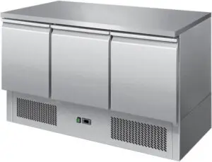 Ice-A-Cool ICE3851GR 3 Door Undercounter Fridge, 380 Litres