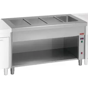 Diamond S80/BT23 Electric Bain Marie on Open Cupboard, 6 x 1/1 GN