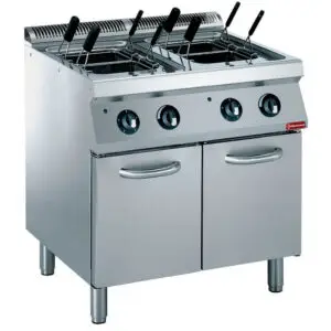Diamond E17/CPA8-N 8 Basket Freestanding Electric Pasta Cooker on Neutral Closed Cupboard, 12kW