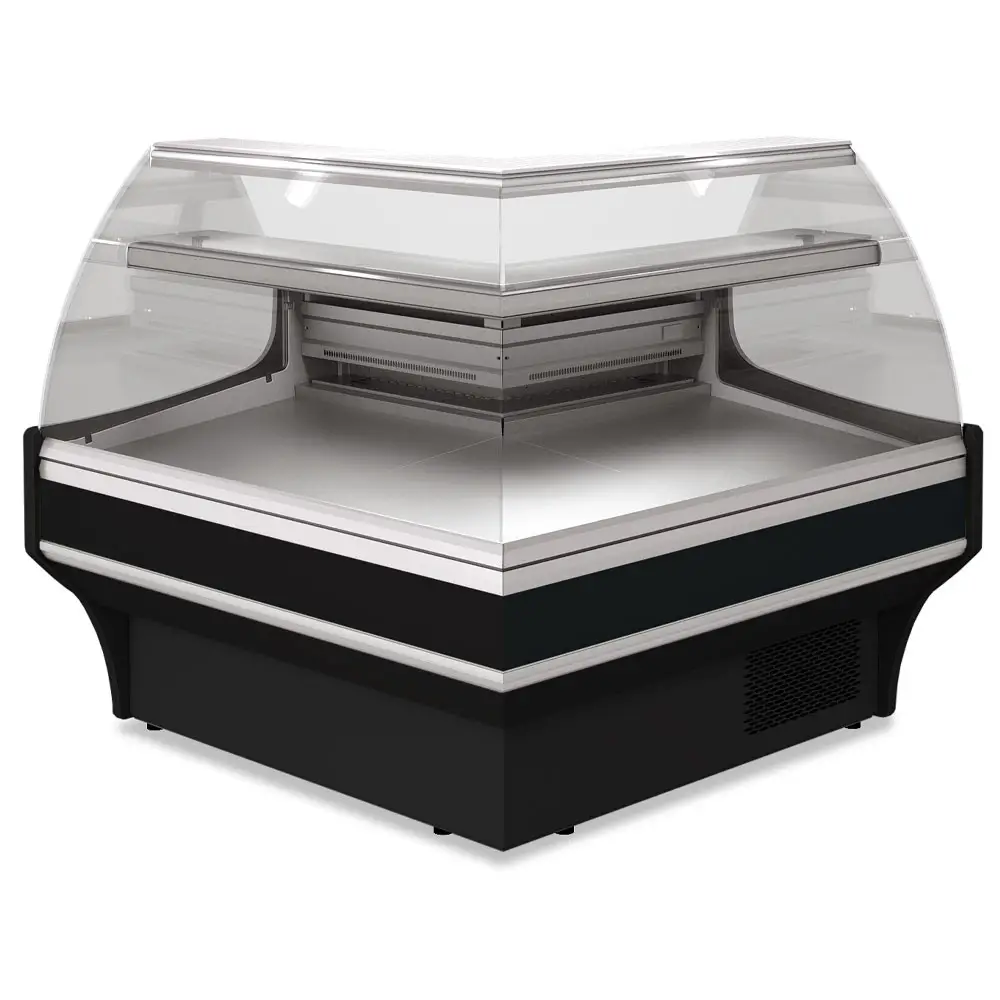 Diamond ATL/C9-RA-B5 Black Open Angle Refrigerated Serveover Counter, 1335mm