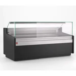 Diamond ATL/25-PN-B5 Neutral Counter Display, Pastry Glass, With Neutral Storage - Black