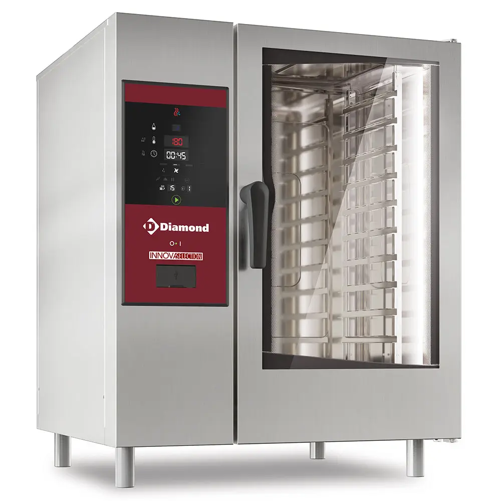 Diamond SBGS/XC-10 Gas Boiler Steam Convection Oven, 1.1kW