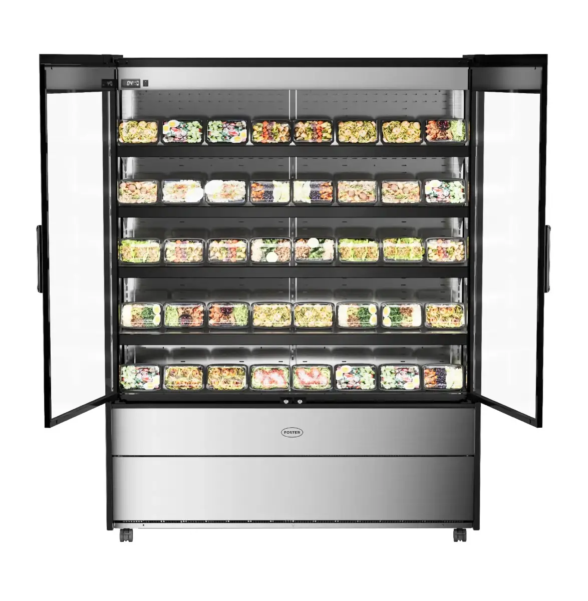 Foster EMD1500G/44-108 EcoShow Multideck with Double Glass Doors, 1495mm - Image 3