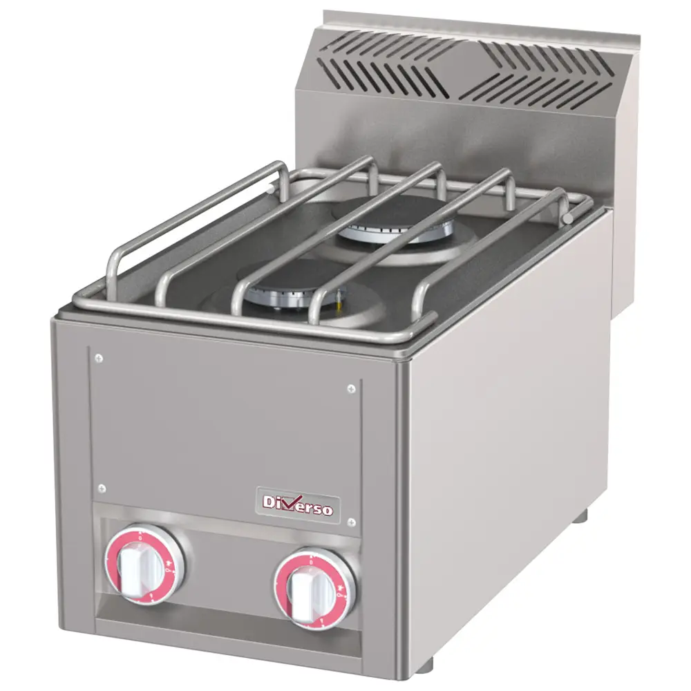 Diverso WR-G2FT-01 Gas cooker 2 burners, -Top-