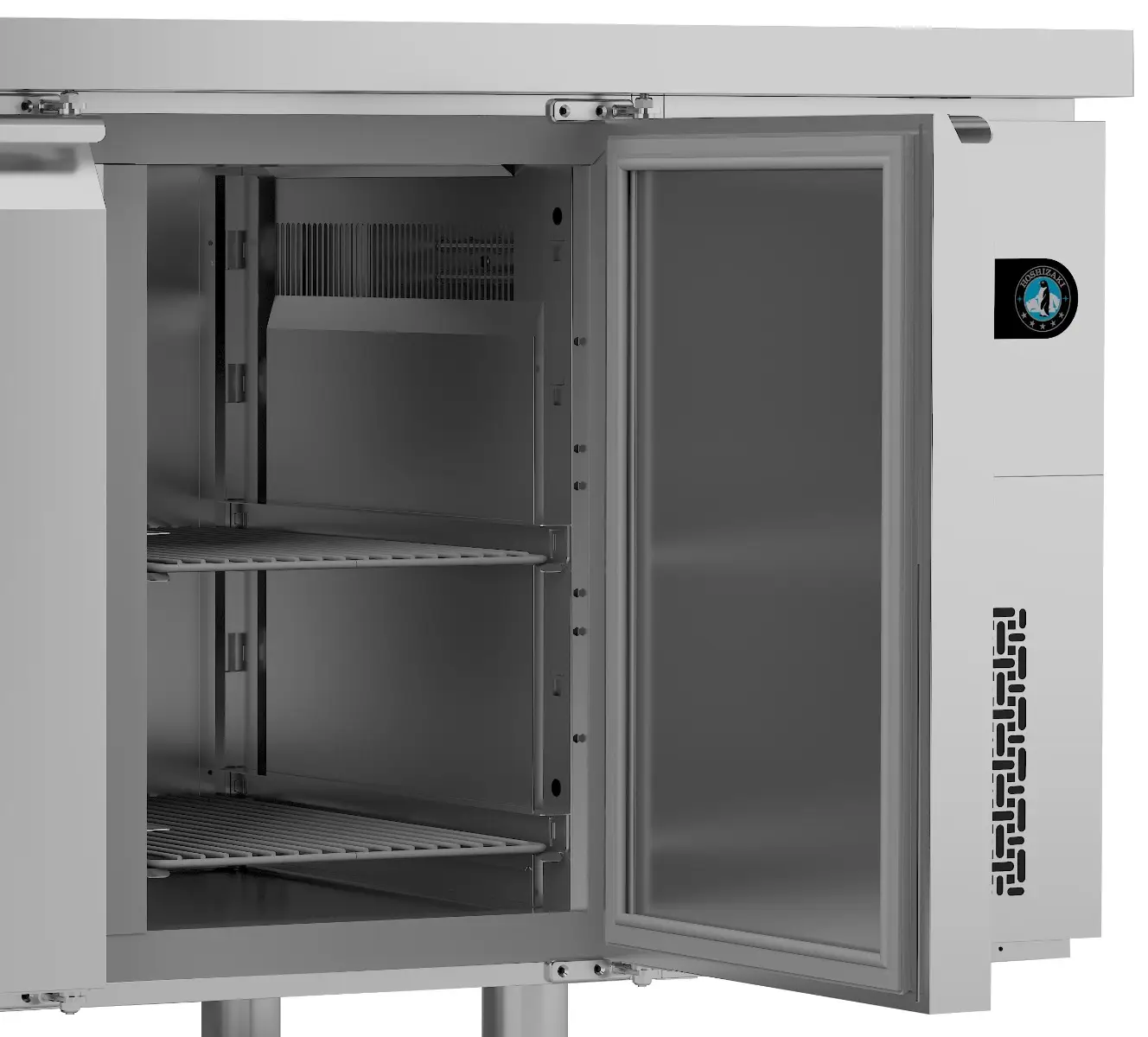 Hoshizaki Gram SCR-130DG-LR-RRC-C1 U Stainless Steel 2 Door Preparation Counter, 300 Litres - Image 5