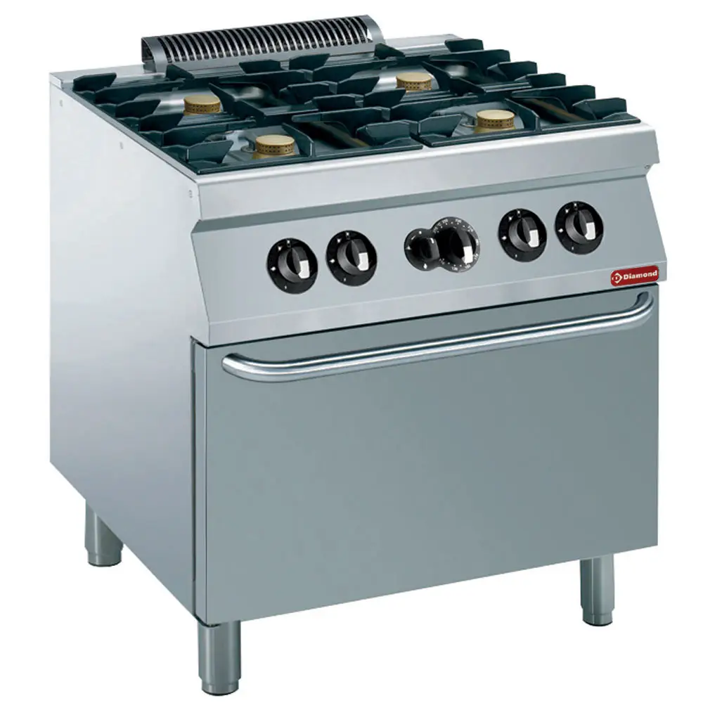 Diamond G17/4BF8-N 4 Stove Freestanding Gas Range Cooker on Gas Oven