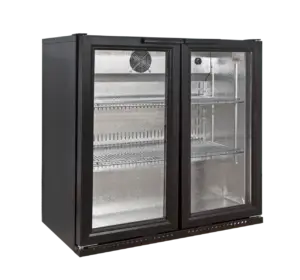 Sterling Pro Green BBS220HINGED Double Door Hinged Bottle Cooler, 223 Litres
