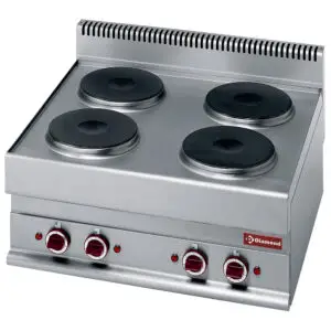Diamond E65/4P7T Electric range 4 round cooking plates -Top-