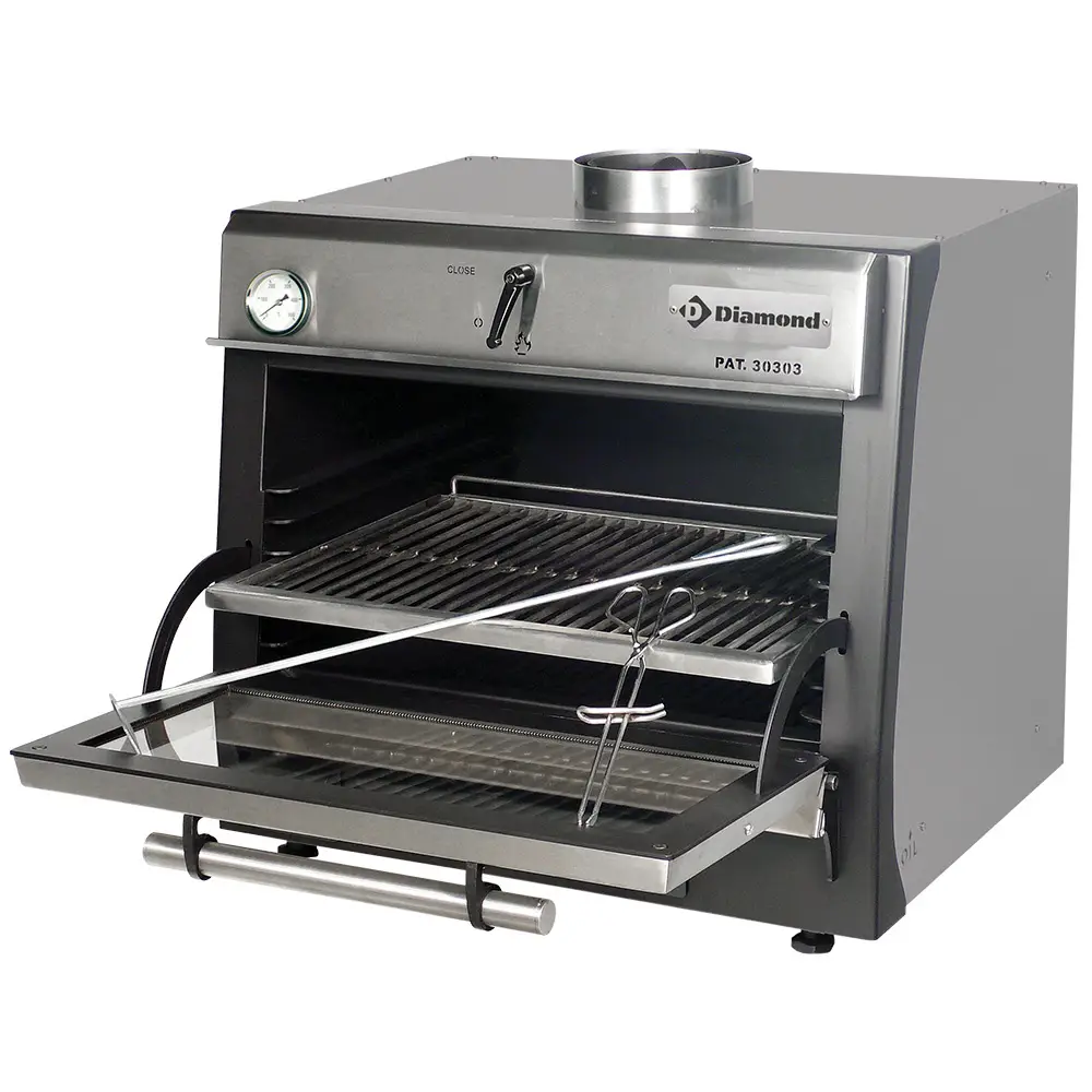 Diamond CBQ-060/SS Stainless Steel BBQ Charcoal Oven