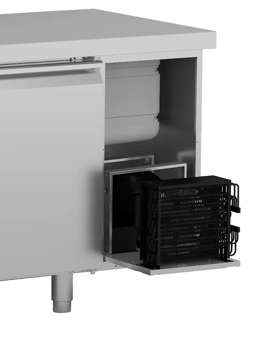 Hoshizaki Gram SCR-180DG-LRR-RRC-C1 U Stainless Steel 3 Door Preparation Counter, 500 Litres - Image 4